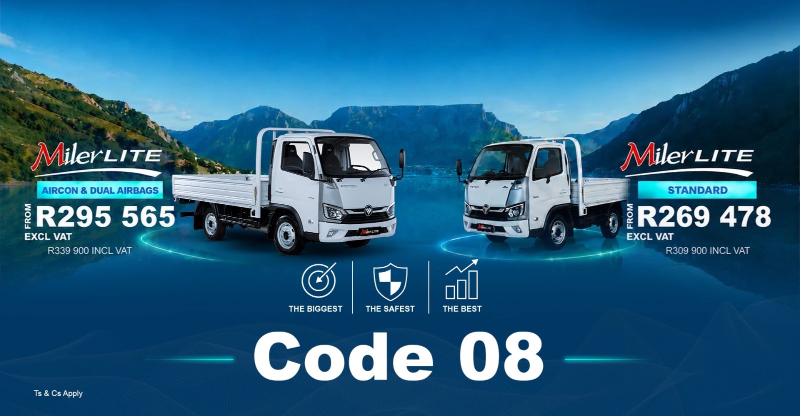 2026 Foton Miler Lite dropside for sale in Pretoria, Gauteng